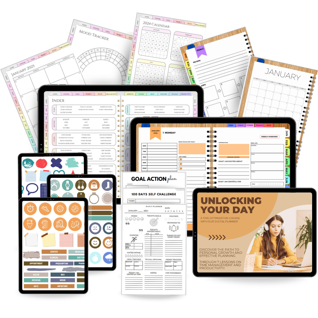 ALL IN ONE DIGITAL PLANNER (English Version)
