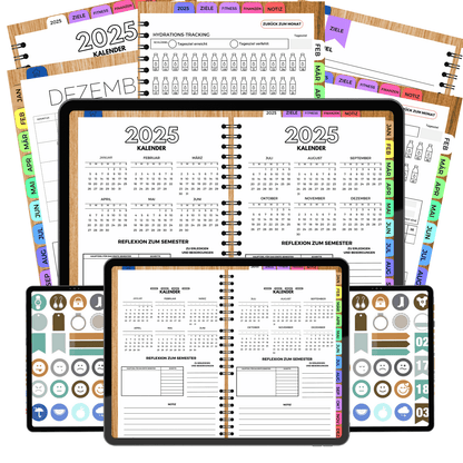 ALLES-IN-EINEM DIGITALER PLANER (Deutsche Version)