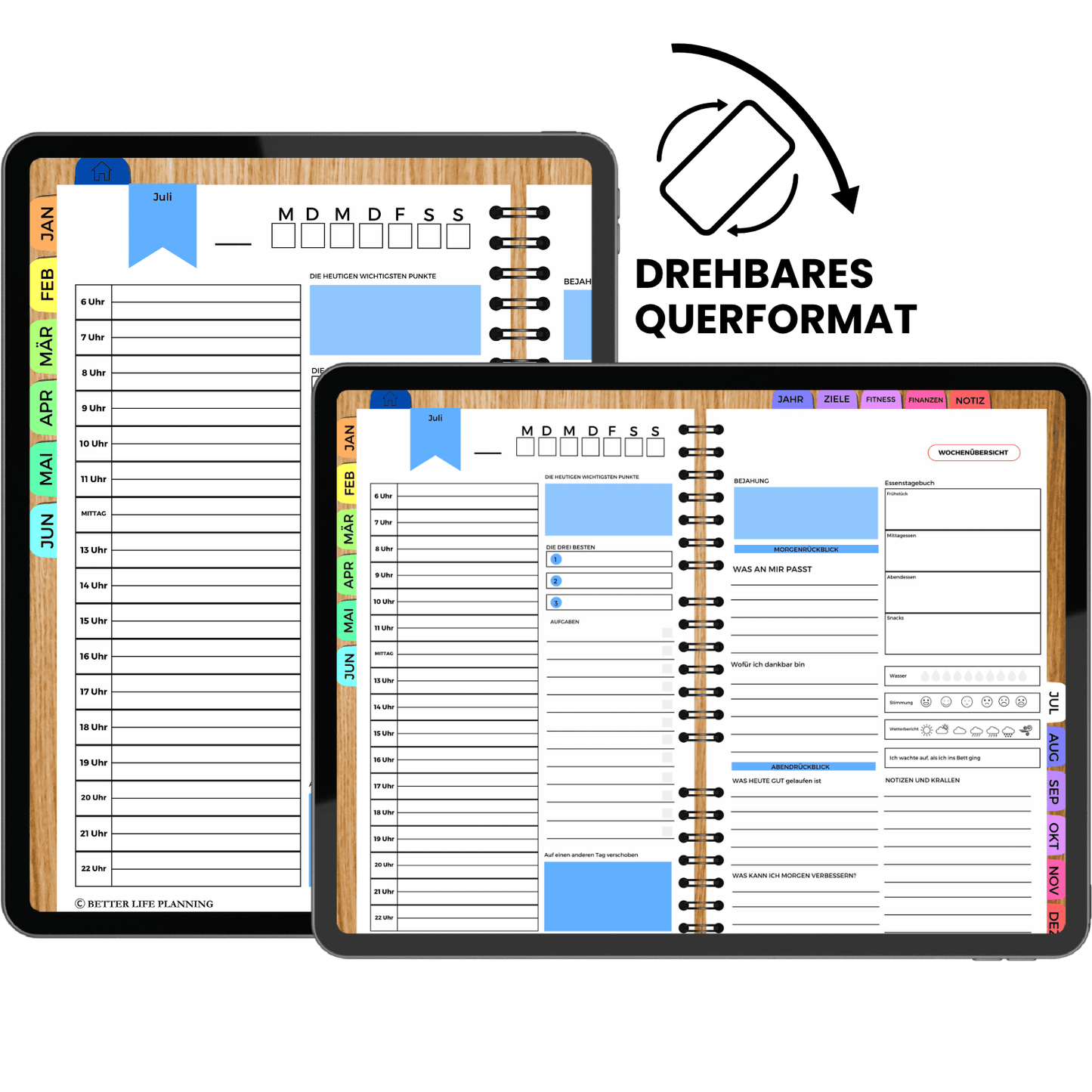 ALLES-IN-EINEM DIGITALER PLANER (Deutsche Version)