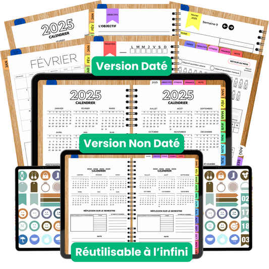 PLANNER NUMÉRIQUE TOUT-EN-UN (Version Française)