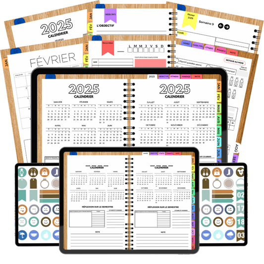 PLANNER NUMÉRIQUE TOUT-EN-UN (Version Française)